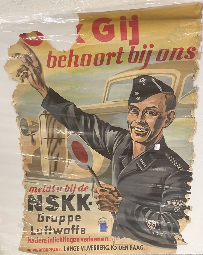 Vintage German Air Force Recruitment Poster Image 1++