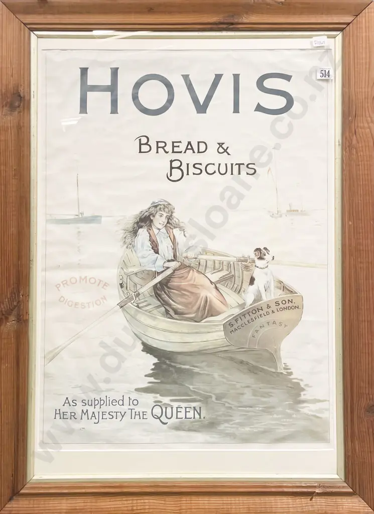 Late Vict Framed Hovis Poster Image 1++