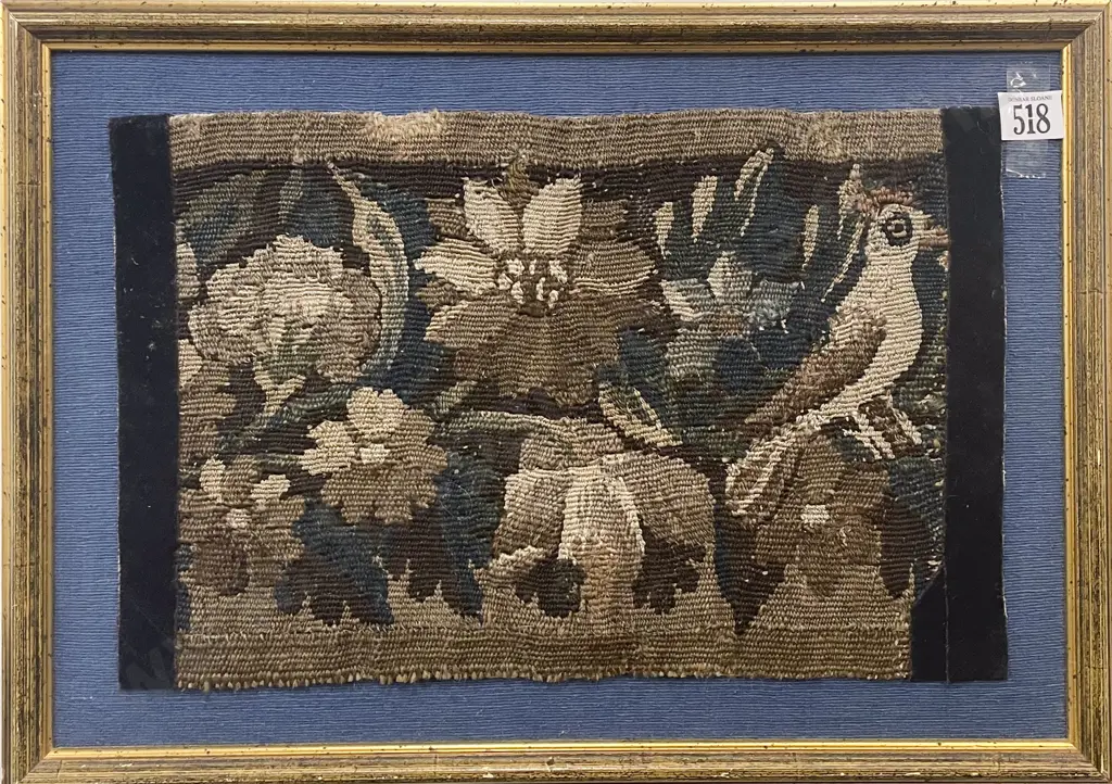 Framed Section of C18th French Tapestry Image 1++