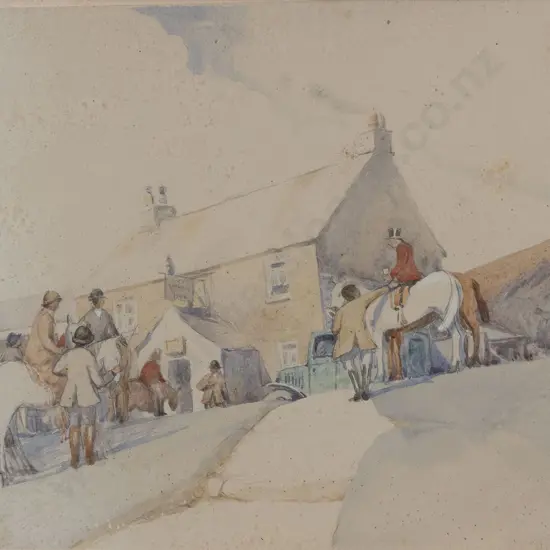 R Lee - Hunting Scene