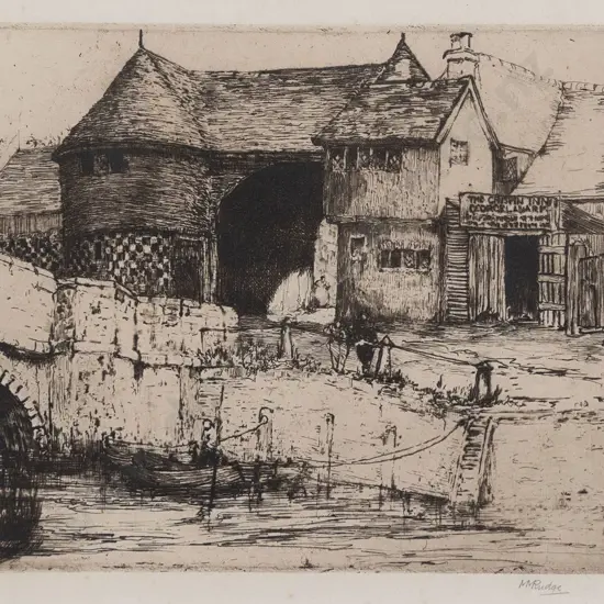 Margaret Rudge (1885 - 1972) - The Caspian Inn Kent