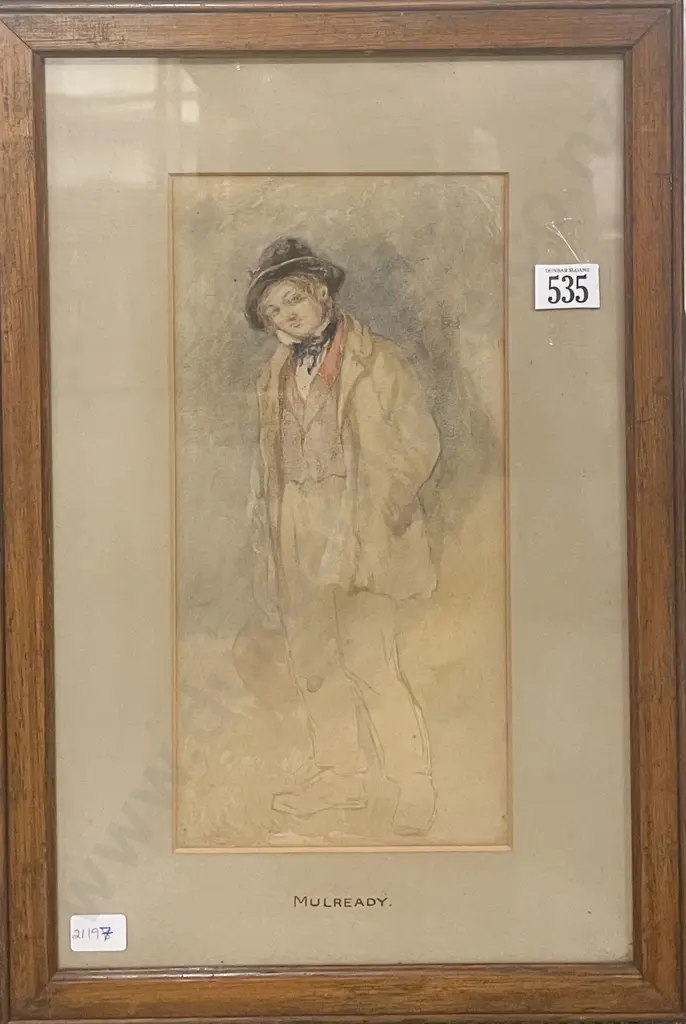 William Mulready - Study Of A Victorian Figure Image 1++