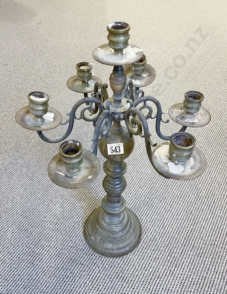 C19th Seven Light/Candle Candelabrum Image 1++