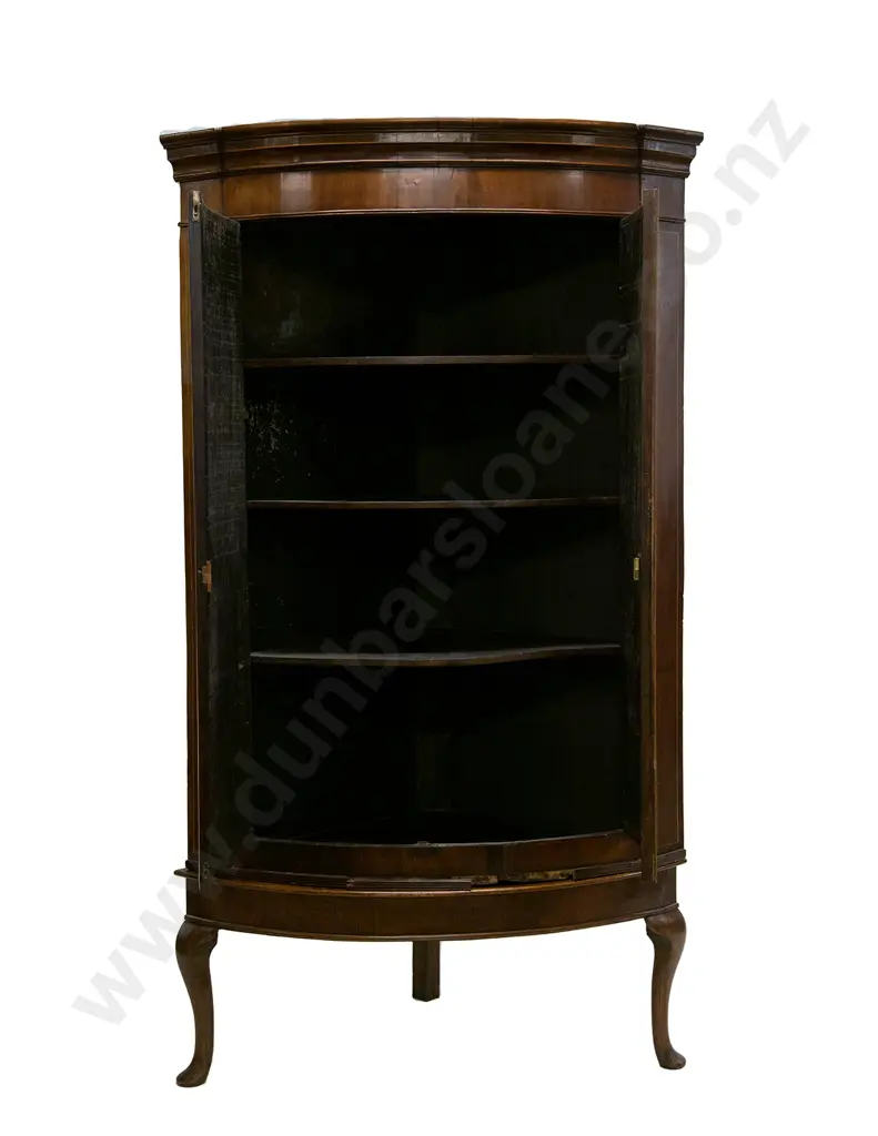 Geo III Mahogany Corner Cupboard on Stand Image 1++
