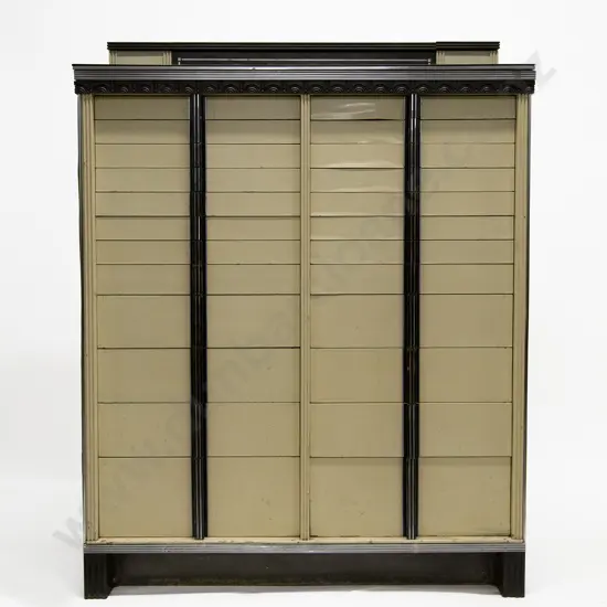 1930's American Norman Bell Geddes Painted Metal Dentist Cabinet
