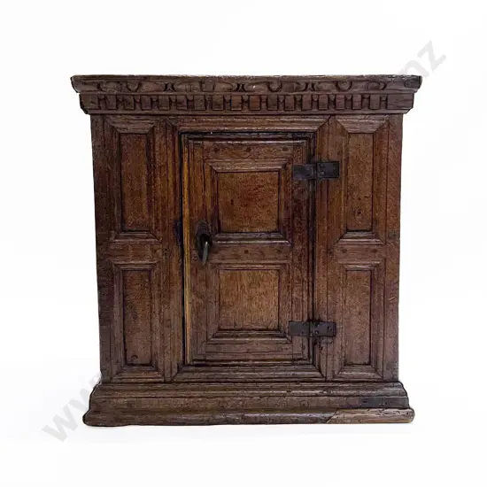Antique Oak & Pine Wall Cupboard