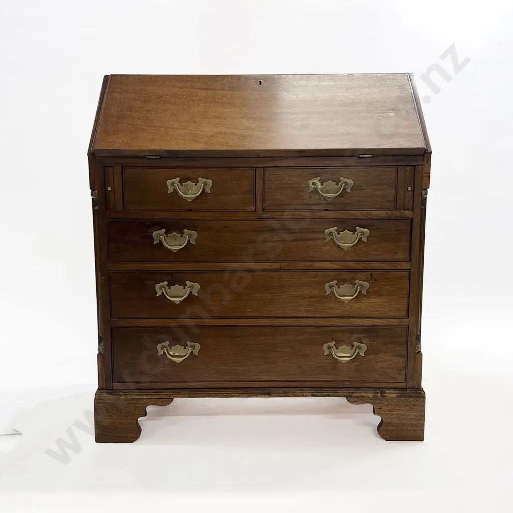 Geo III Faded Mahogany Bureau Image 1++