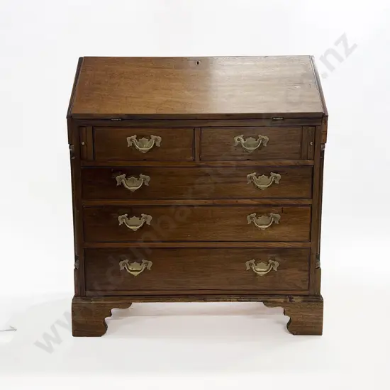 Geo III Faded Mahogany Bureau