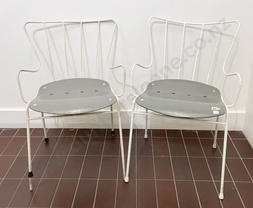 Pair of 1950's Ernest Race Antelope Chairs Image 1++