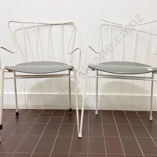 Pair of 1950's Ernest Race Antelope Chairs