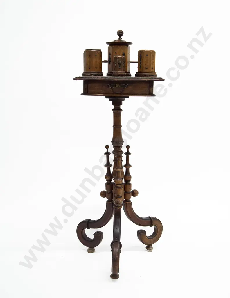 Late C19th European Fruitwood Smokers Table Image 1++