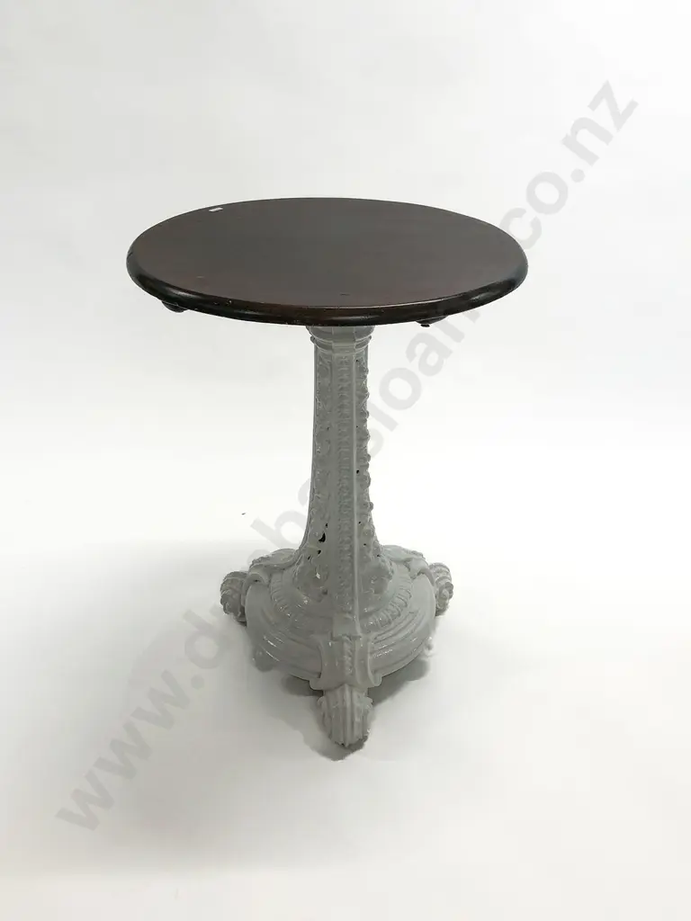 Vict Painted Cast Iron Based Pub Table Image 1++