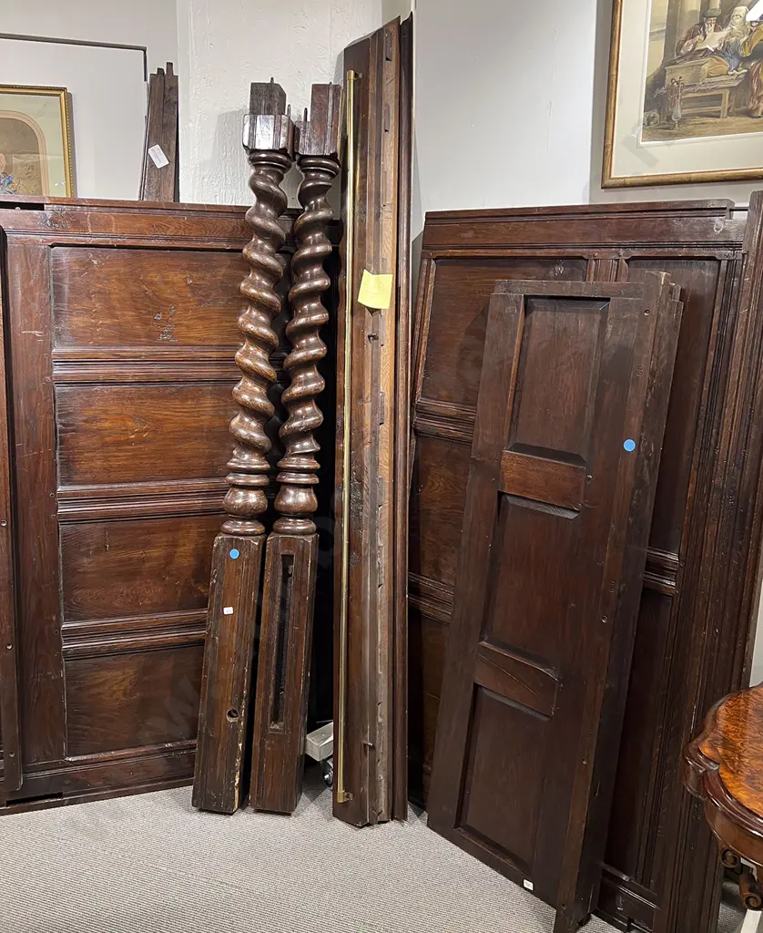 Early C18th Oak Four Poster Bed Image 1++