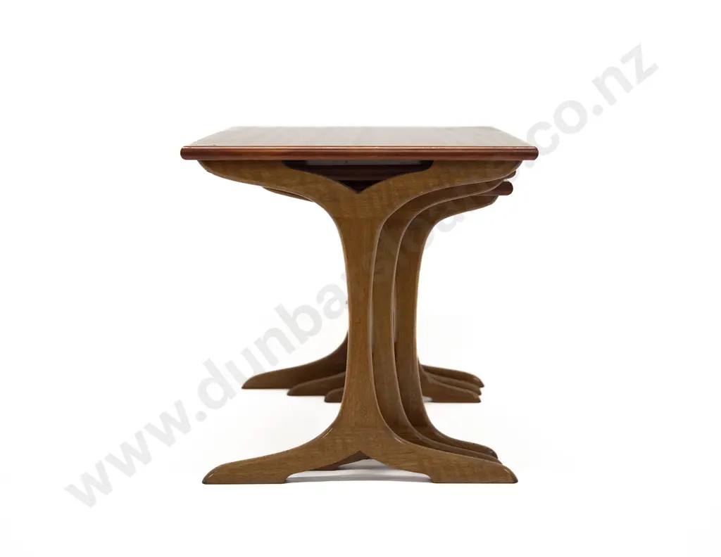 Mid Century Nest of Three Tables Image 1++