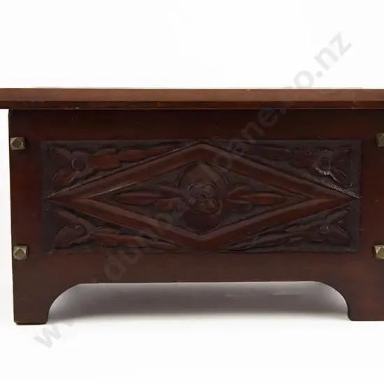 Vict Mahogany Rectangular Work Box