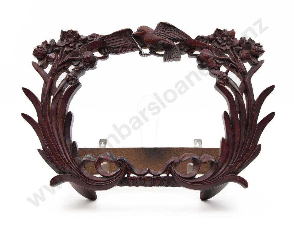 Pair Of Chinese Carved Hardwood Wall Brackets Image 1++