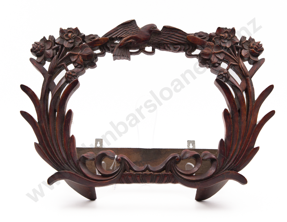 Pair Of Chinese Carved Hardwood Wall Brackets Image 1++