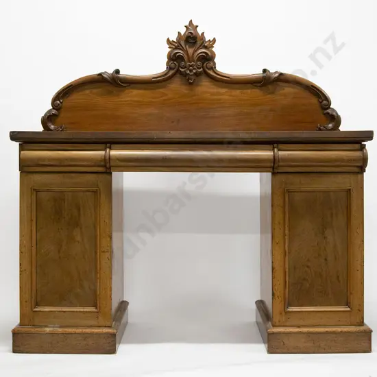 Vict Mahogany Pedestal Sideboard