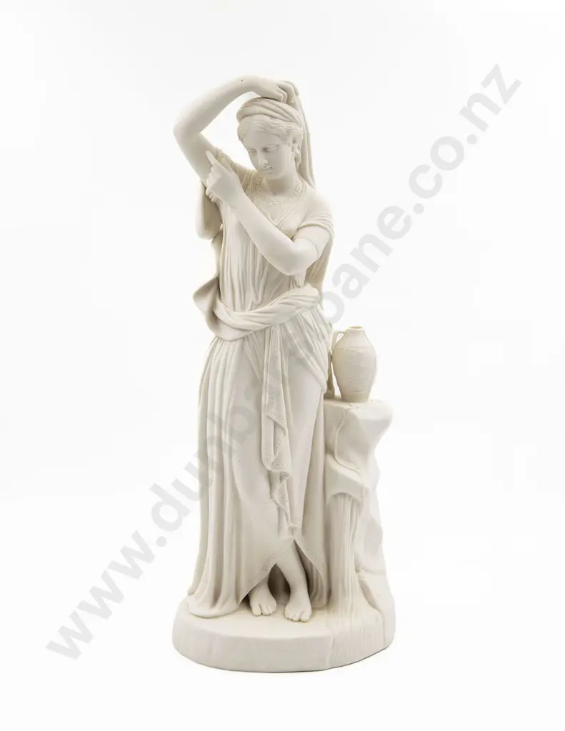 Large Vict Parian Ware Figure Of Rebecca At The Well Image 1++