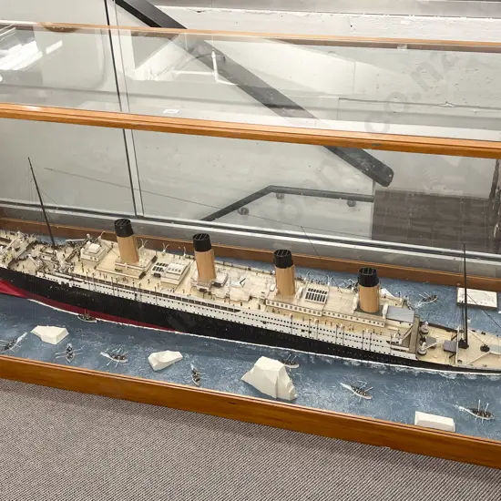 Large Scale Model of SS Titanic by D. Flannery