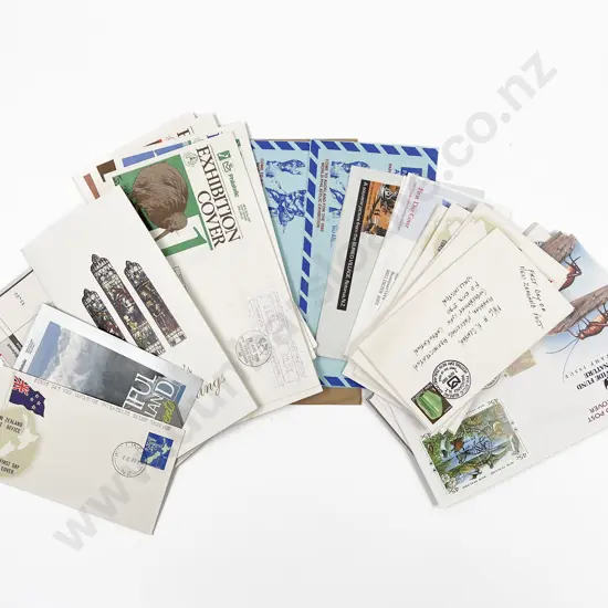 NZ Collection FDCs including Stockholm '86 Philatelic PO Stand 1to11