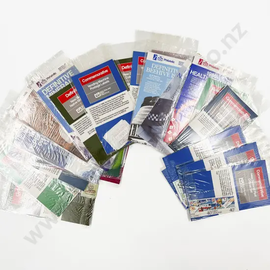 NZ Collection PO Stamp Issue Packs mainly 1980's