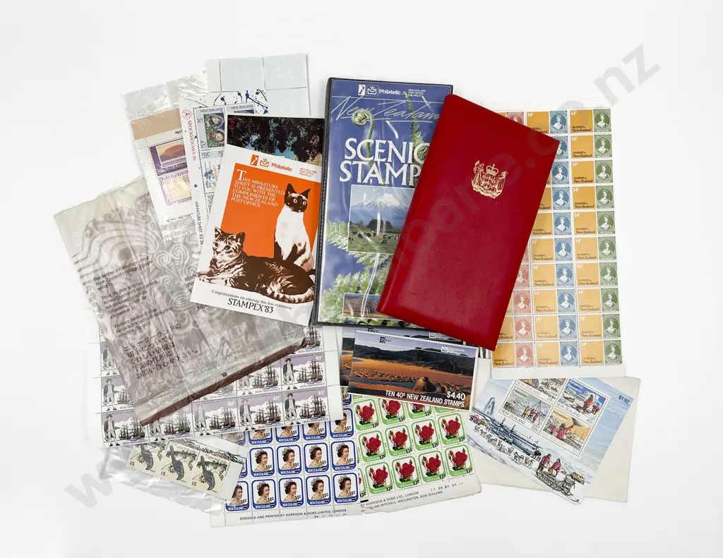 NZ Collection Miniature Sheets Blocks and Various Image 1++