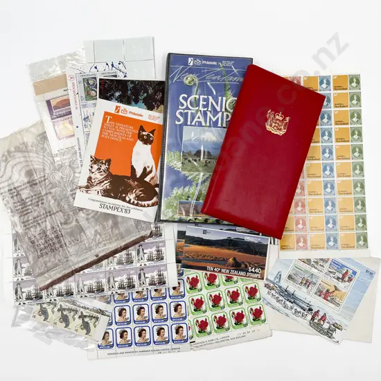 NZ Collection Miniature Sheets Blocks and Various