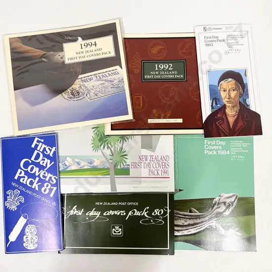 The NZ Stamp Collection 1990 and FDC Packs