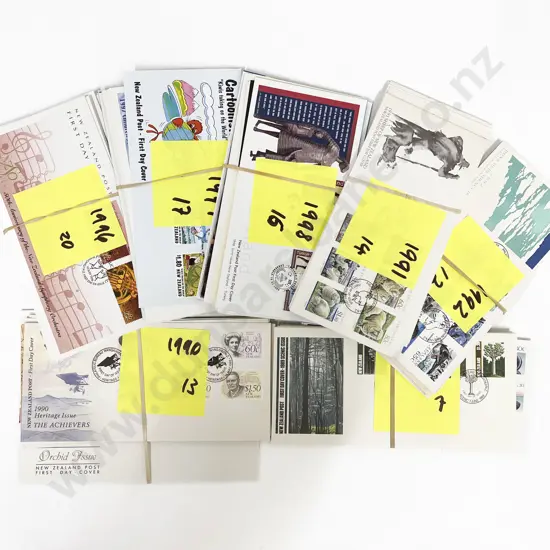 NZ Qty FDC's 1986-2001 and various