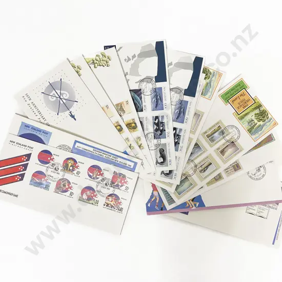 NZ Qty Vintage C1952-1992 FDC's Miniature Sheets and Various
