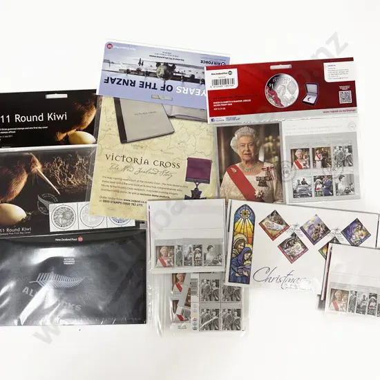 NZ C2011 Small Qty FDC with Miniature Sheets and Stamp Packs