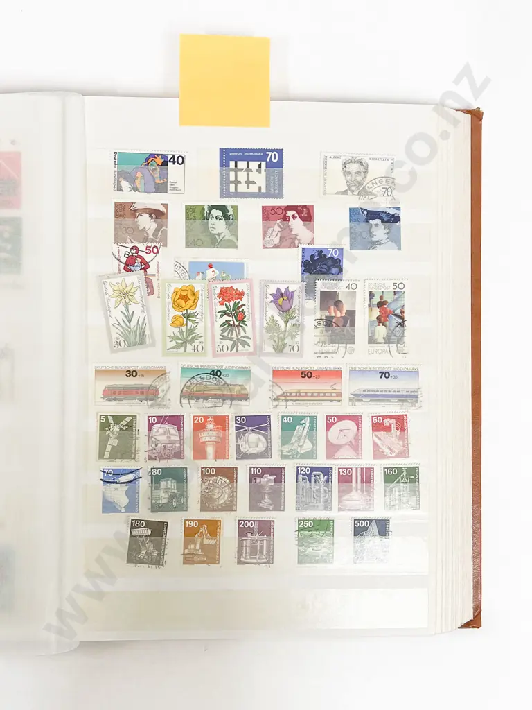 Stock Book Album Pre and Post War German Stamps Image 1++