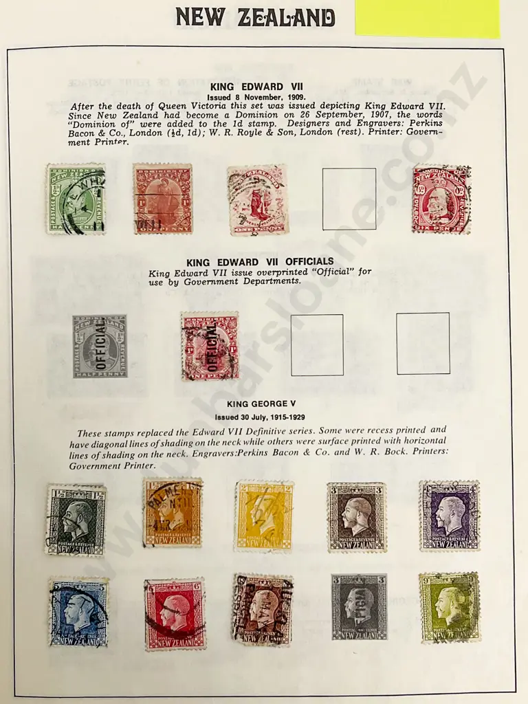 Three Vintage Stamp Albums Mainly NZ and Pacific Islands Image 1++