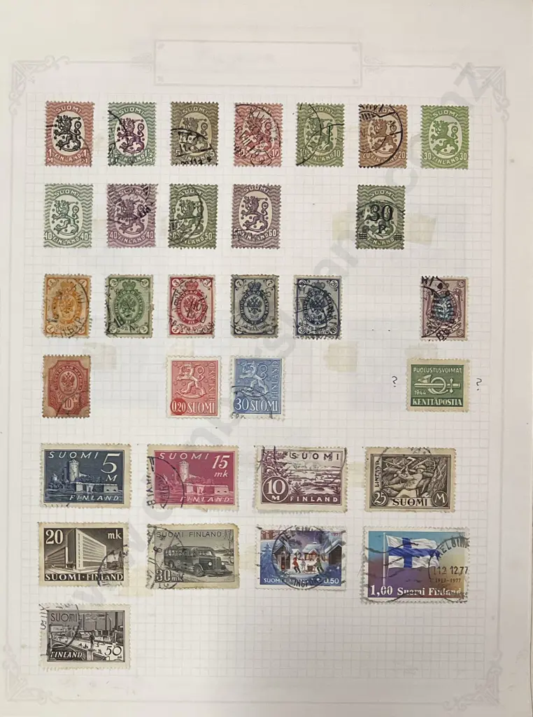 Small Vintage World Stamps Album Image 1++