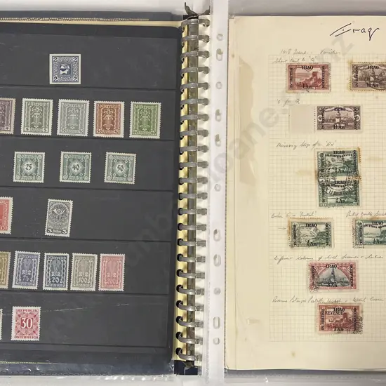 Small Vintage World Stamps Album