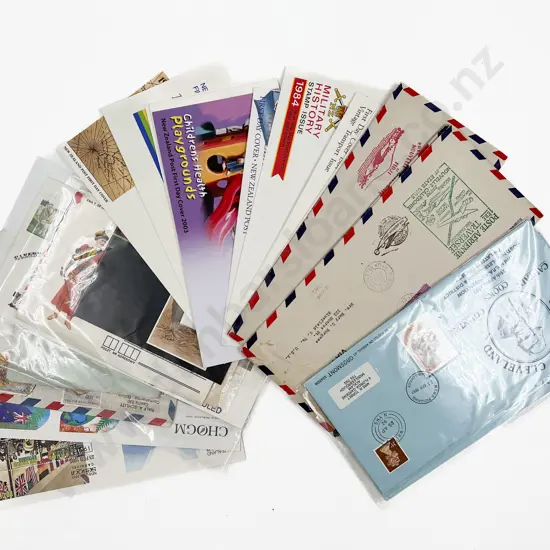 Qty Mainly UK and NZ FDC's