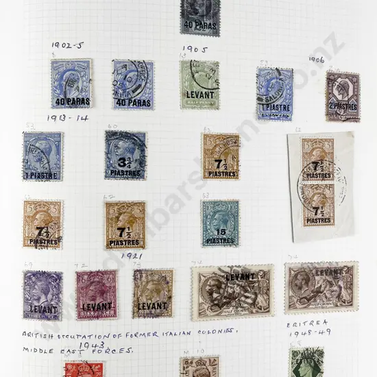 Album C1977 - 1986 Mainly UK Some Vintage World Stamps