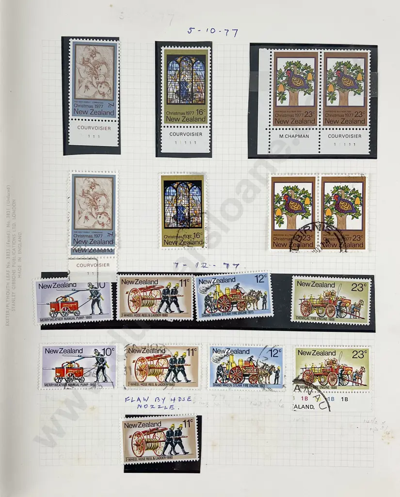 Album C1977 - 1988 NZ Stamps Image 1++