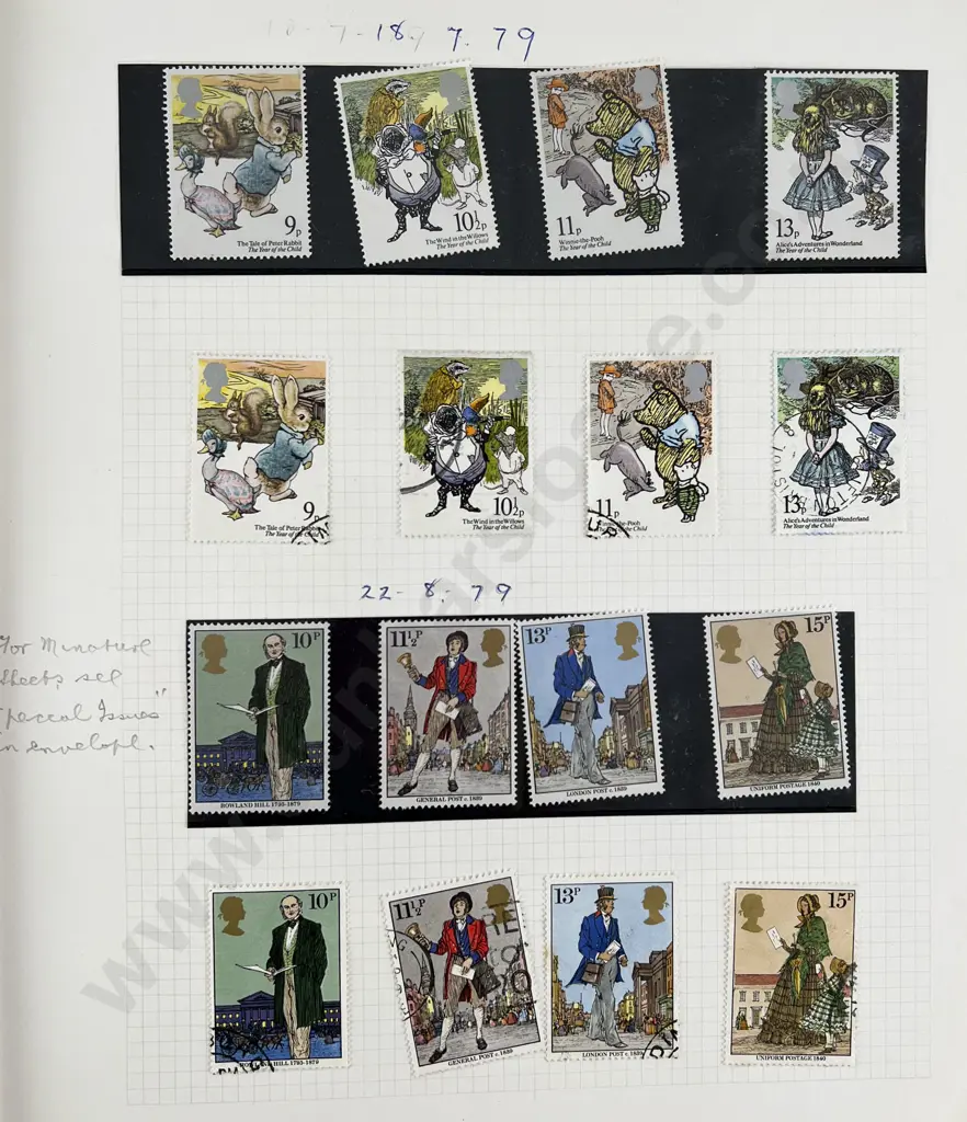Album C1977 - 1988 NZ Stamps Image 1++