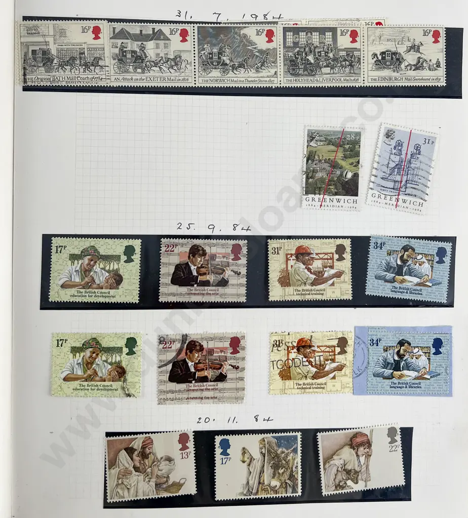 Album C1977 - 1988 NZ Stamps Image 1++