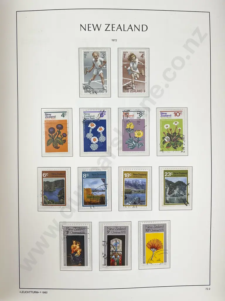 Two Lighthouse Leuchtturm New Zealand Stamp Albums Image 1++