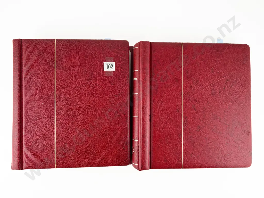 Two Lighthouse Leuchtturm New Zealand Stamp Albums Image 1++