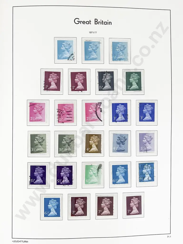Two Lighthouse Leuchtturm Great Britain Stamp Albums Image 1++
