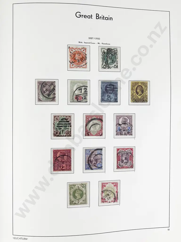 Two Lighthouse Leuchtturm Great Britain Stamp Albums Image 1++