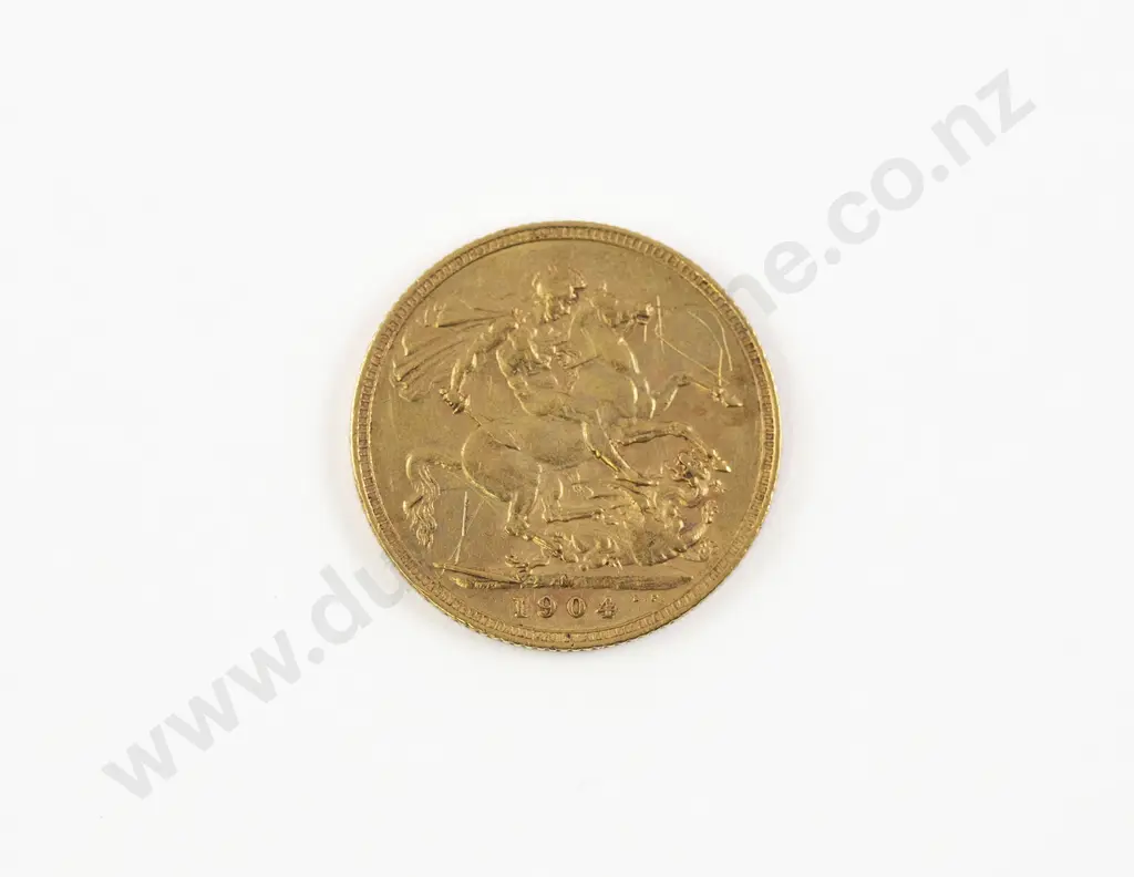 1904 Full Gold Sovereign Image 1++