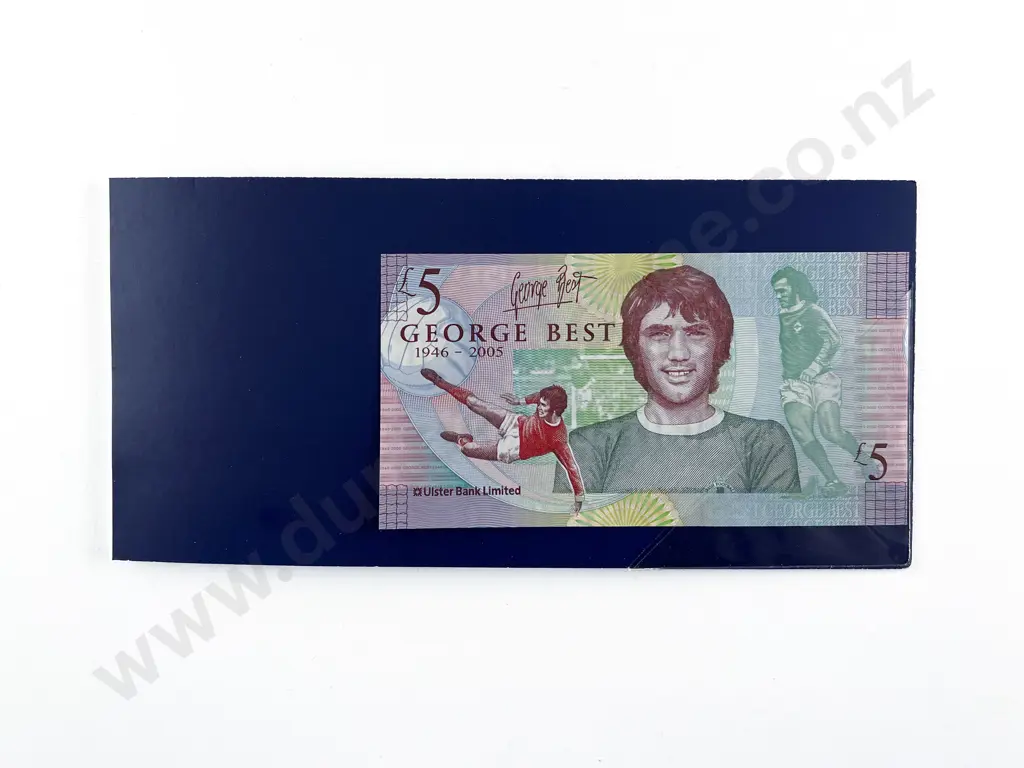 Ulster Bank Ltd George Best £5 Note Image 1++