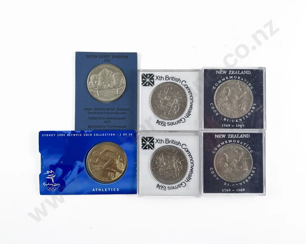 Six Commemorative Coins Image 1++