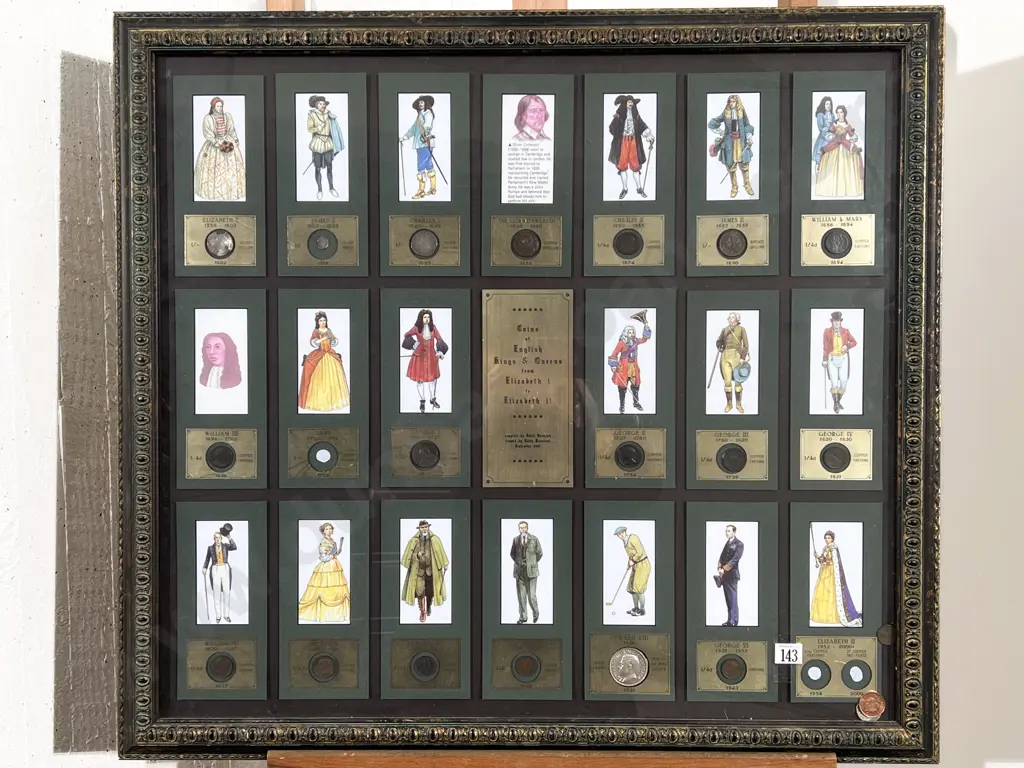 Framed Coin Display Image 1++
