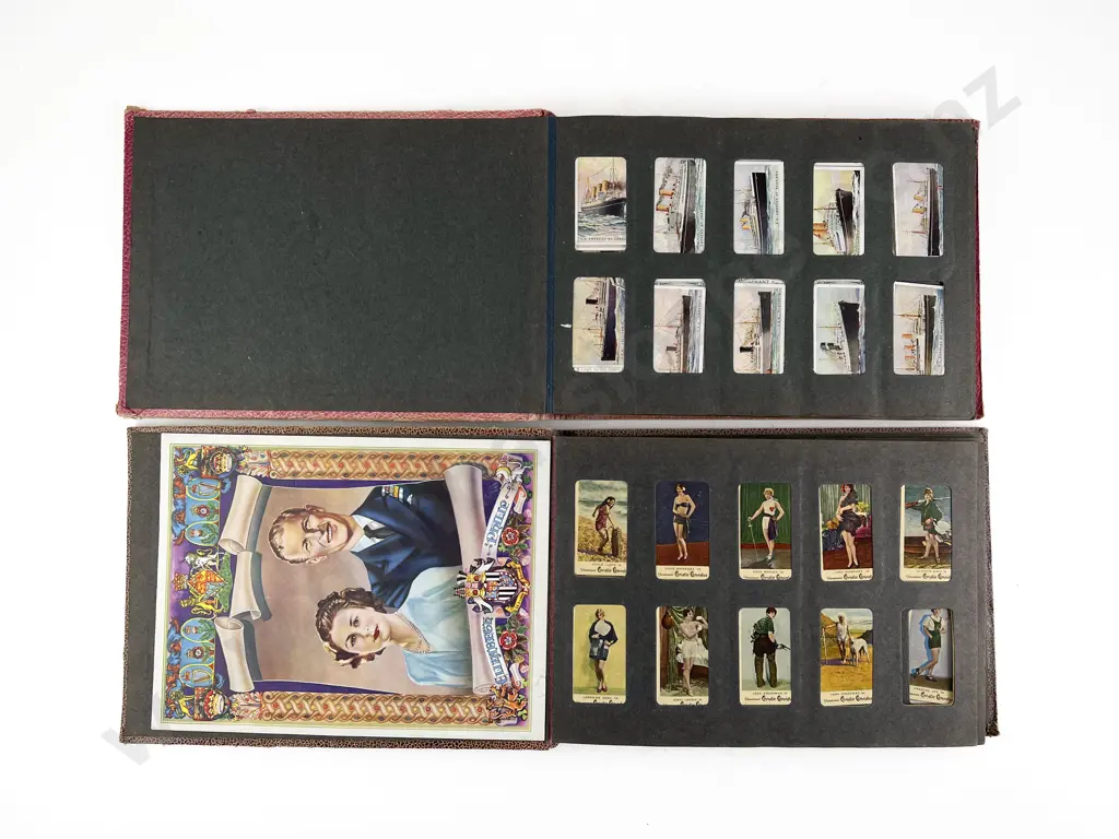Two Cigarette Card Albums semi complete Image 1++